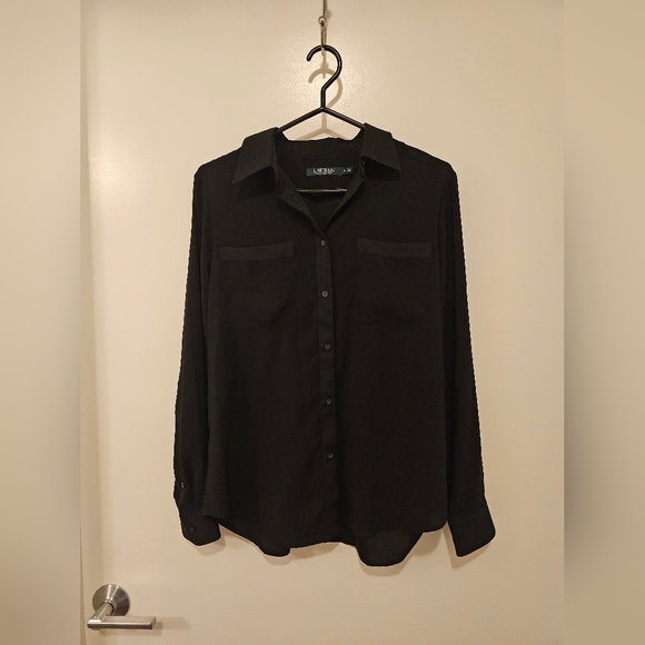 BLACK RALPH LAUREN DRESS SHIRT - Picture 1 of 5